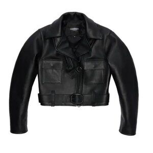 HARLEY DAVIDSON WOMEN CROPPED CLASSIC LEATHER JACKET